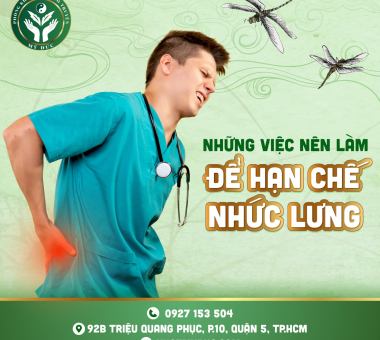 Những  việc nên làm để hạn chế đau nhức lưng