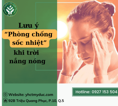 Phòng chống sốc nhiệt khi trời nắng nóng